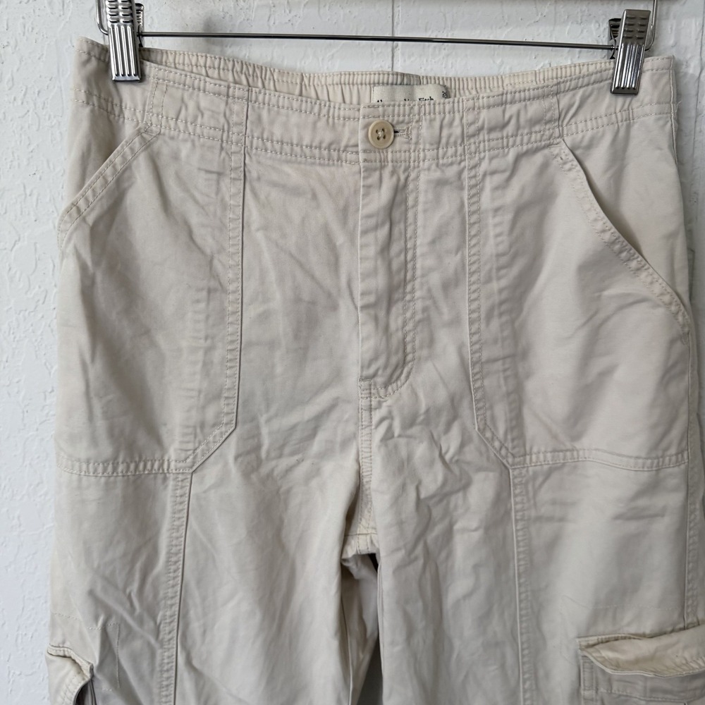 Abercrombie & Fitch Cargo Pants Womens 28 / 6 Beige Beige - Picture 2 of 9